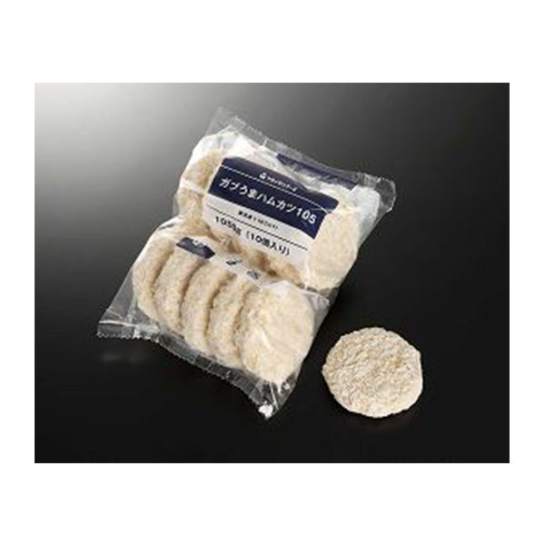 ヤヨイサンフーズ ガブうまハムカツ105 冷凍 1050g (10個)
