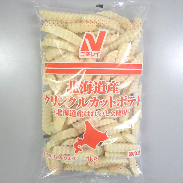 ニチレイ 北海道産クリンクルカットポテト 冷凍 1kg