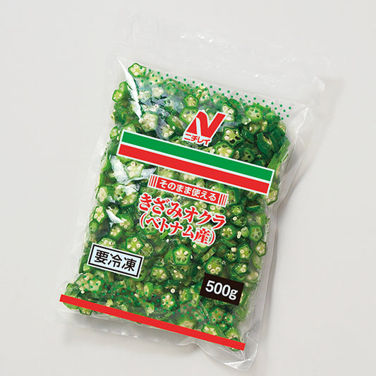 ニチレイ ベトナム産 そのまま使えるきざみオクラ 冷凍 500g【終売】