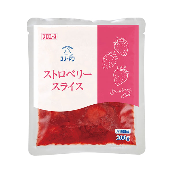 スノーマン ストロベリー(スライス) R 冷凍 200g