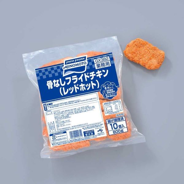 味の素 骨なしフライドチキン レッドホット 80g 10個
