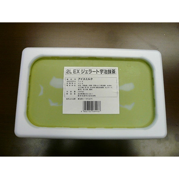 森永 EXジェラート宇治抹茶 冷凍 2L