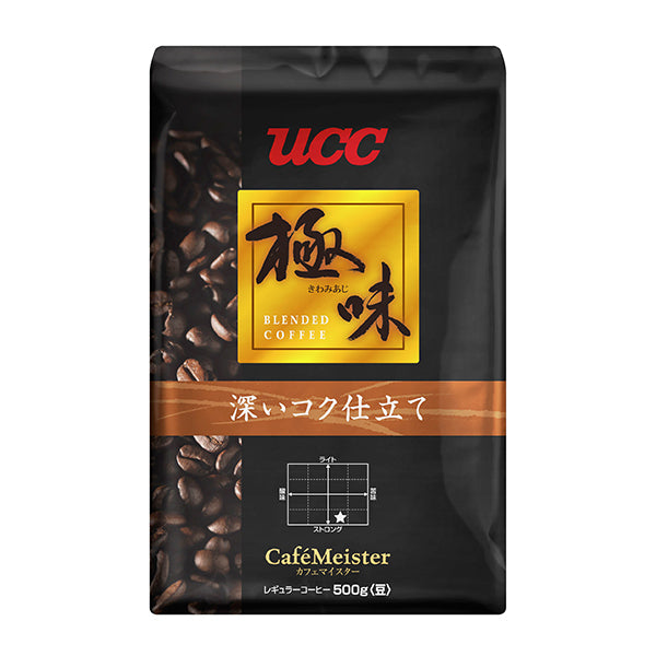 UCC 極味 深いコク仕立て(豆)500g