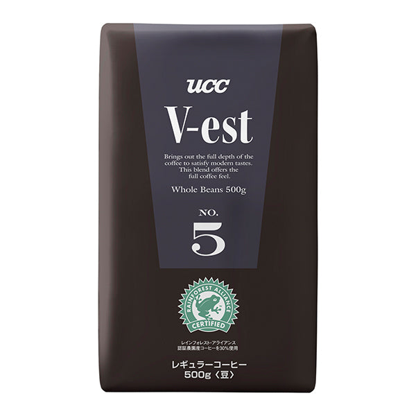 UCC ヴェスト No.5 RA(豆)500g【リニューアル】