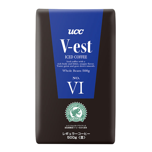 UCC ヴェスト アイスコーヒー No.Ⅵ RA(豆)500g【終売】