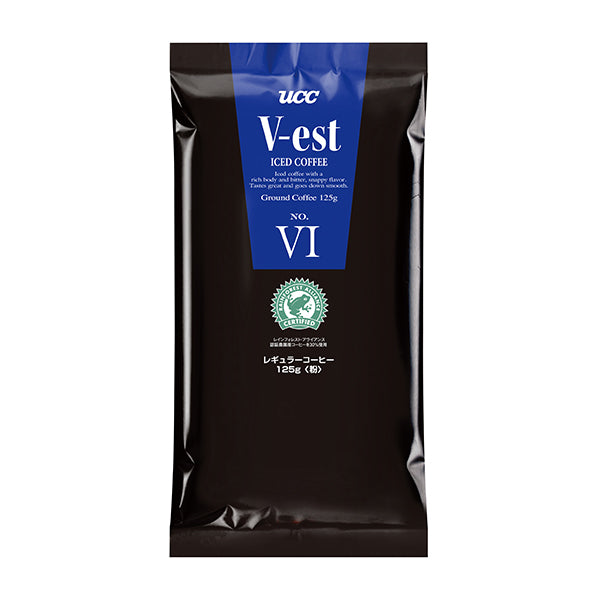 UCC ヴェスト アイスコーヒー No.6 RA(粉)125g【終売】