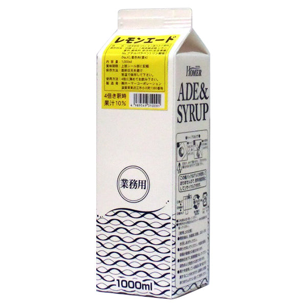 HOMER レモンエード 1L