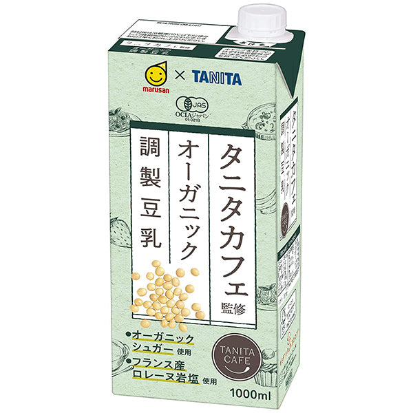 マルサン タニタカフェ監修 オーガニック調整豆乳 1L