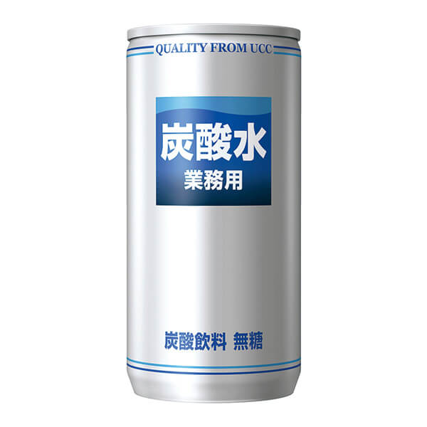 UCC 炭酸水(業務用)缶 190ml