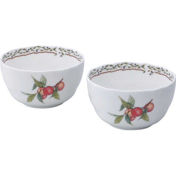 ノリタケ オーチャードガーデン 11cm ディープペアボウルセット【送料無料】
