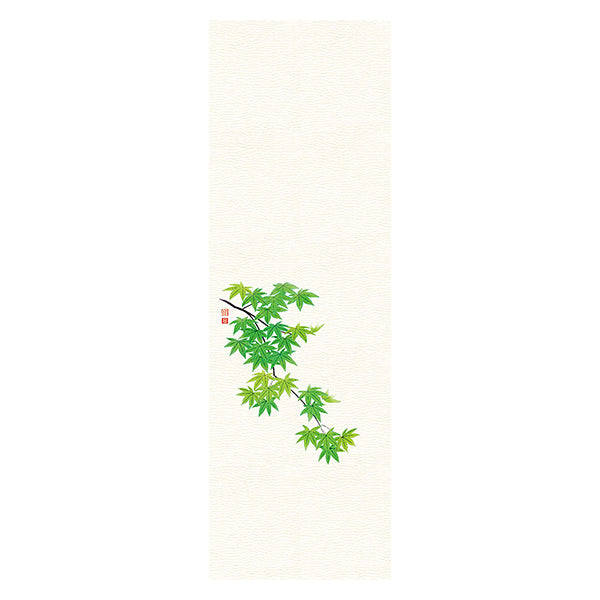 ヤマコー おもてな紙お膳掛紙 青もみじ(4月~8月)100枚(66810)