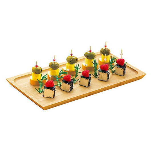 ヤマコー 木製カフェトレイ スリム ナチュラル(15375)
