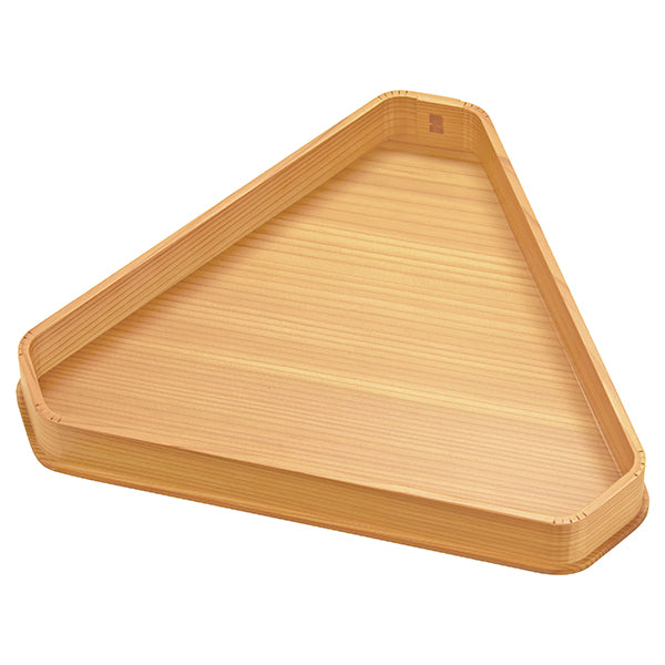 ヤマコー 木曽杉・三角皿(EX塗装加工)八寸(32415)