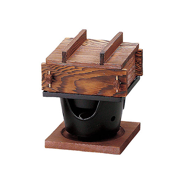 ヤマコー 新・焼杉セイロ 水入用美コンロセット(20125)