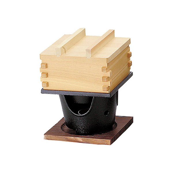 ヤマコー 新・檜 山菜セイロ 水入用美コンロセット(20126)