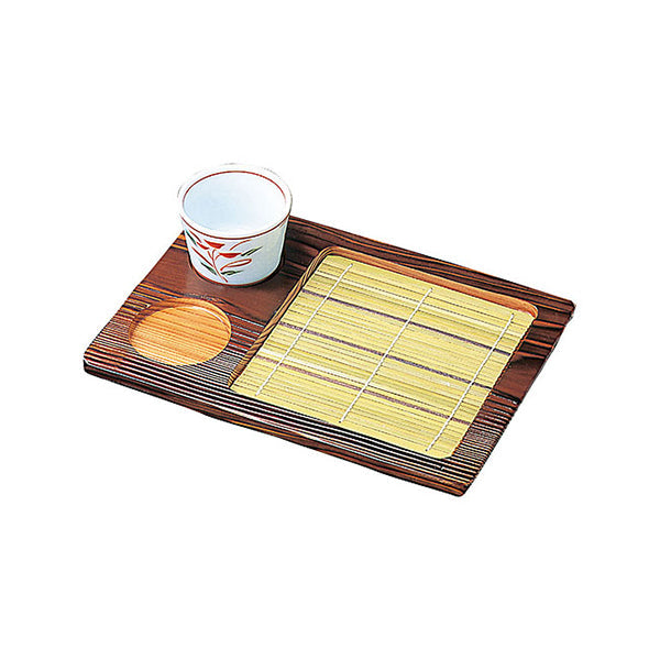 ヤマコー 焼杉薬味付ざる(N-84)(19103)