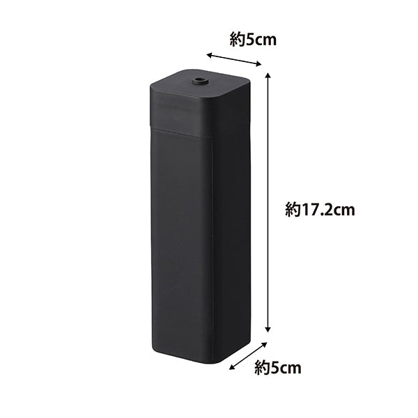 山崎実業 tower シリコーン食器用洗剤詰め替えボトル ブラック 3778
