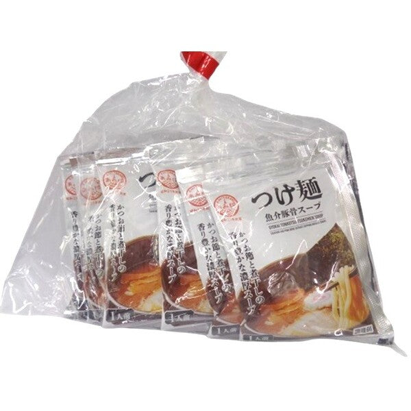 あみ印 つけ麺 魚介豚骨スープ 35gx10個【取り扱い終了】