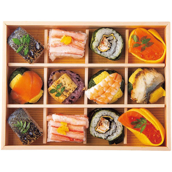 【夏ギフト】「わさび葉寿しうめもり」あでやか手鞠わさび葉寿し