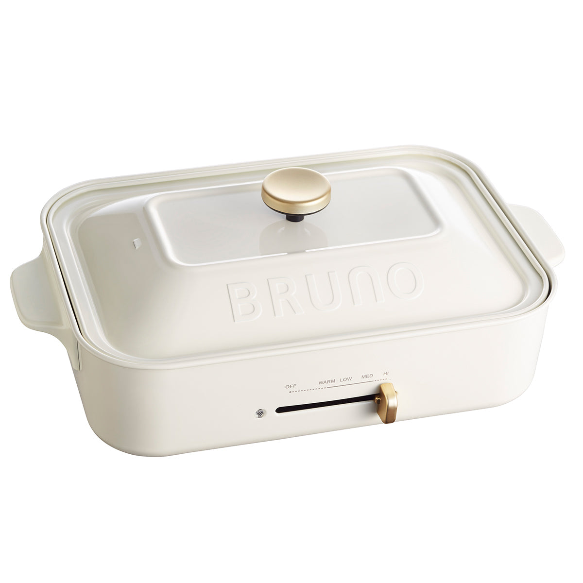 コンパクトホットプレート BRUNO BOE021-WH 7760192