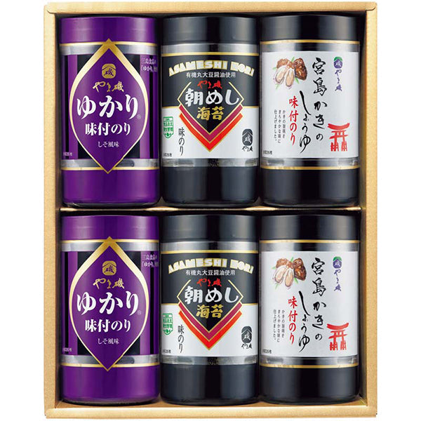 【冬ギフト】やま磯 味付のりバラエティ詰合せ