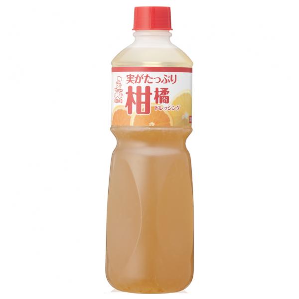 ケンコーマヨネーズ 実がたっぷりドレッシング 柑橘味 1L