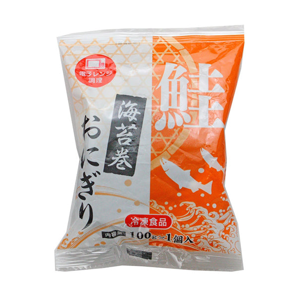 (国産米)フード・スナガ 海苔巻おにぎり(鮭)冷凍 100g 10個