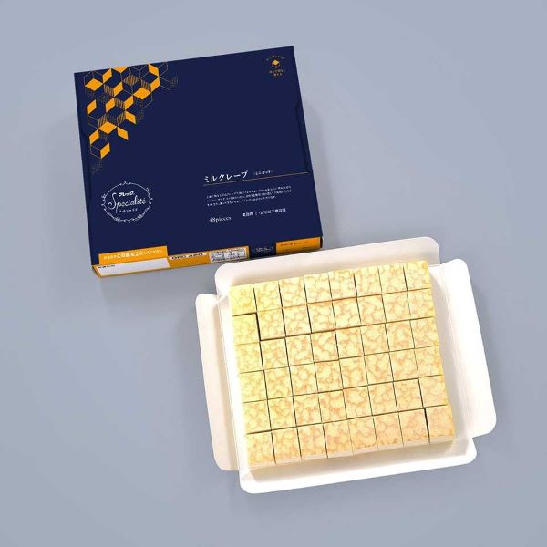 フレック ミニカットケーキ ミルクレープ 冷凍 48カット