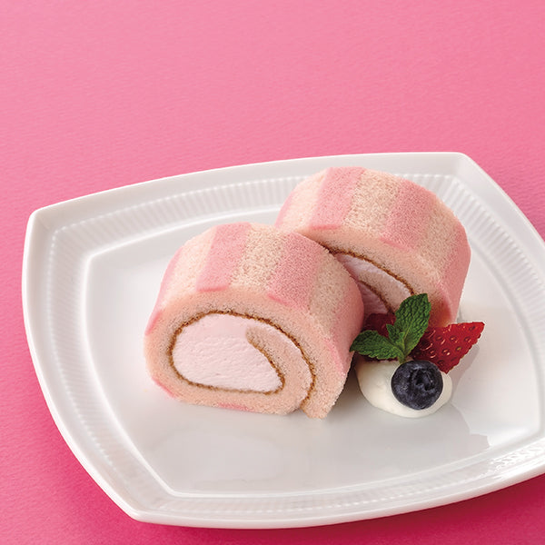 フレック ロールケーキ いちご(栃木県産とちおとめ苺使用) 190g 箱