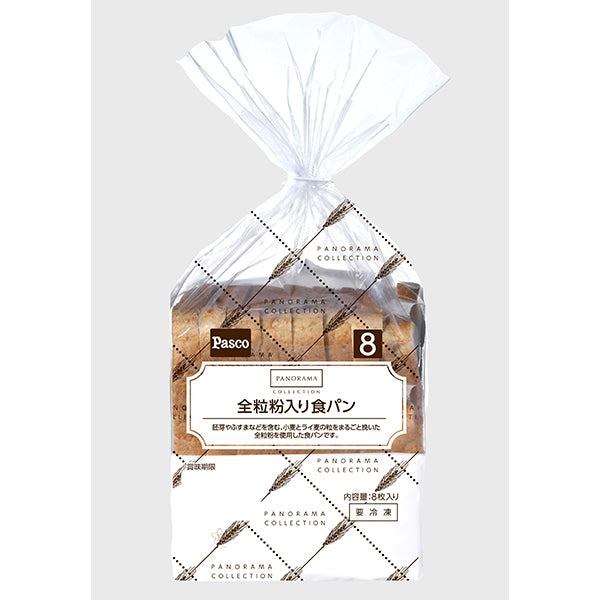 敷島製パン B全粒粉入り食パン 8枚 冷凍 368g
