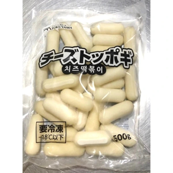 (アメリカ米)徳山 チーズトッポギ 冷凍 500g