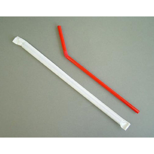 関日野出 Cafe ストロー フレックス 6×210 赤(袋入)500本