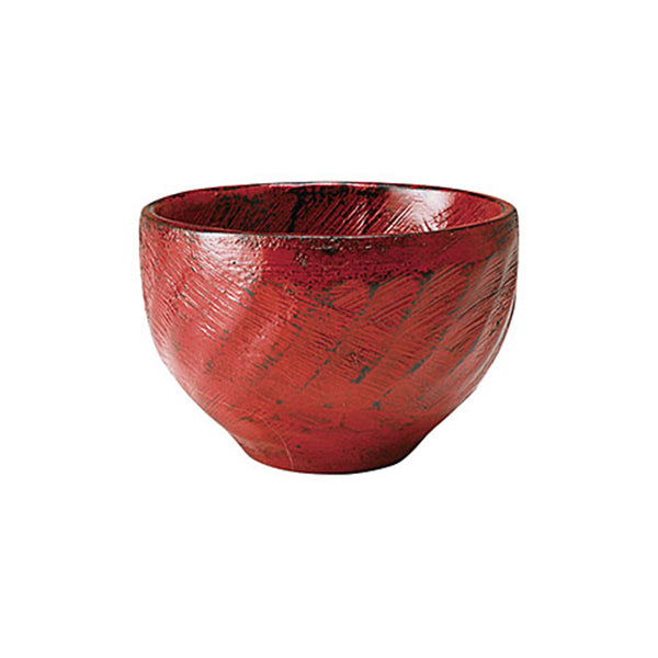ヤマコー 汁椀 楕円型 根来(30370)
