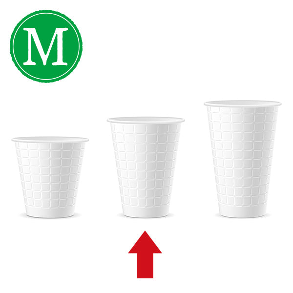 お店のための エンボスカップ(紙製)M-340 50個