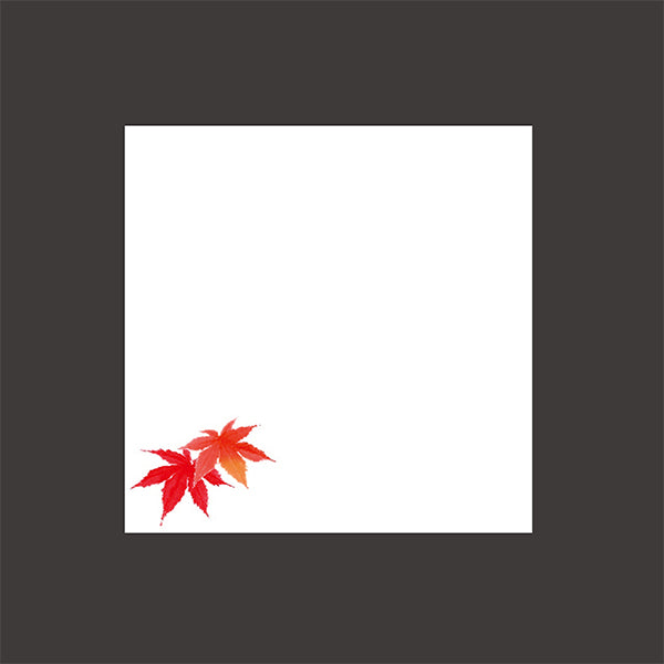 ヤマコー 花舞・耐油天紙 100枚入 赤もみじ(66362)