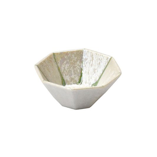 ヤマコー 八角ラスター珍味入 ヒワ(27836)