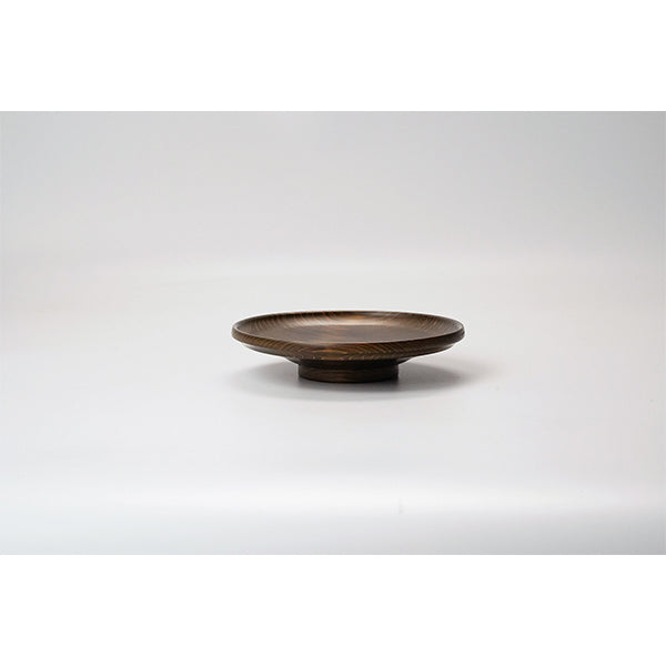 ヤマコー ひのき・古代色小器 平皿(台付)(27906)