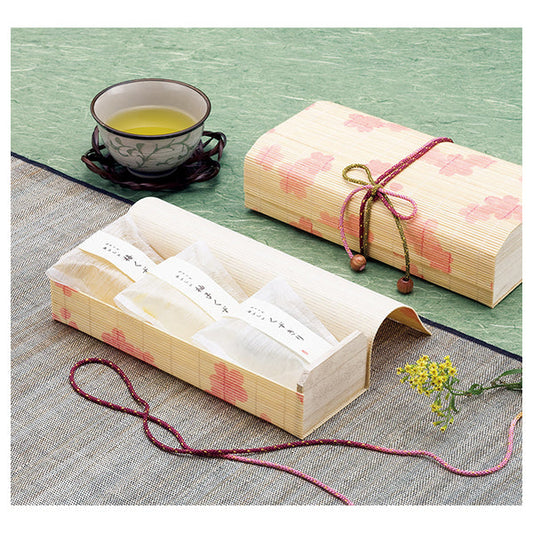 ヤマコー 新すだれ弁当 桜柄 小(38538)