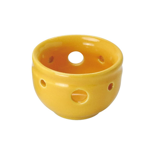 ヤマコー 陶器 花の和珍味入 黄(26716)