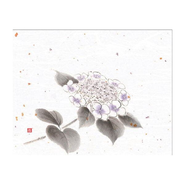 ヤマコー 4×5寸花風情 紫陽花 100枚入(65970)