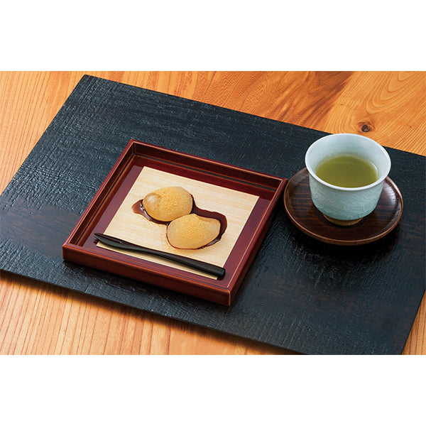 ヤマコー 両面ラミ・経木柄敷紙 15×15cm 100枚入(66703)