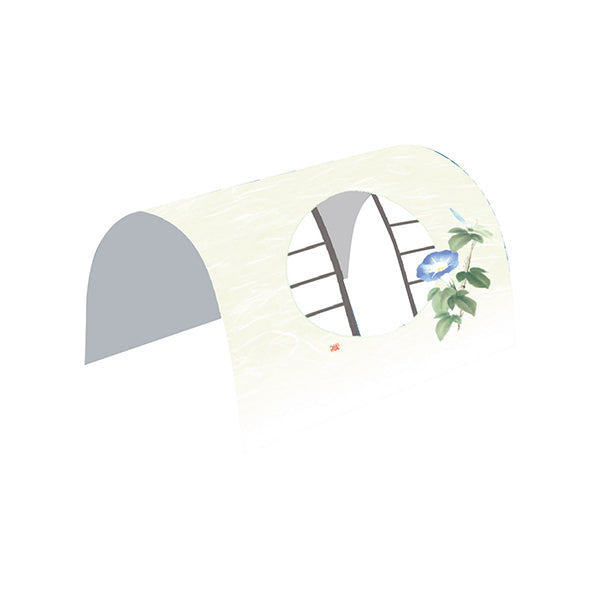 ヤマコー 月見窓ドーム掛紙 朝顔 100枚入(66231)