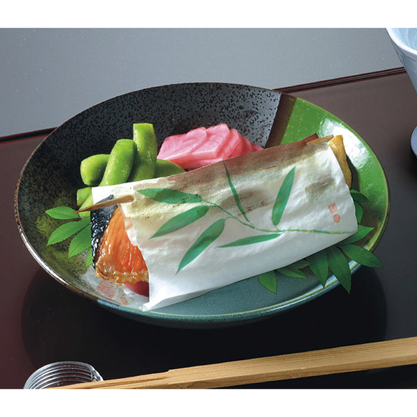ヤマコー 四季 包み焼き紙 笹 100枚入(65812)