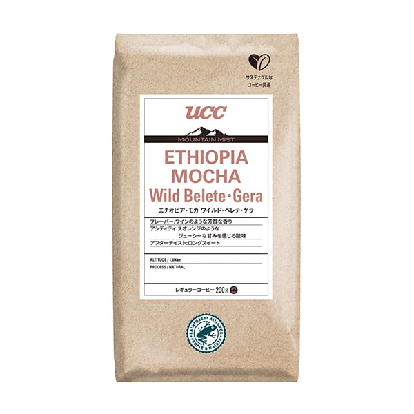 UCC MOUNTAIN MIST エチオピア モカ ワイルド ベレテ ゲラ(豆)AP200g
