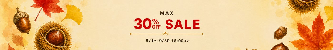 MAX30％OFF！今月限定セールアイテム