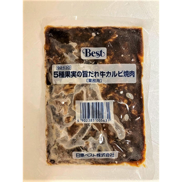 日東ベスト 5種果実の旨だれ牛カルビ焼肉 110ｇ