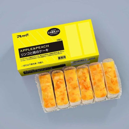 フレック リンゴと桃のケーキ 6個入