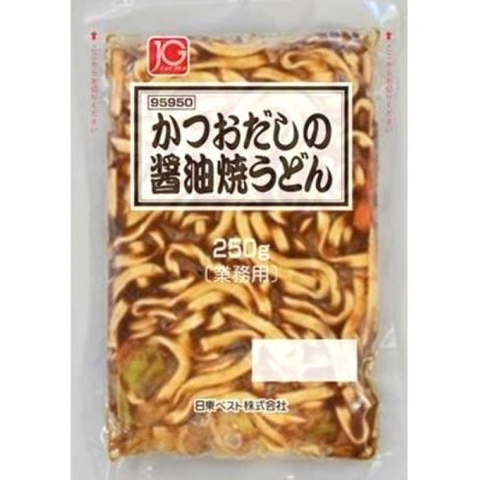 日東ベスト JG かつおだしの醤油焼うどん 250g 冷凍