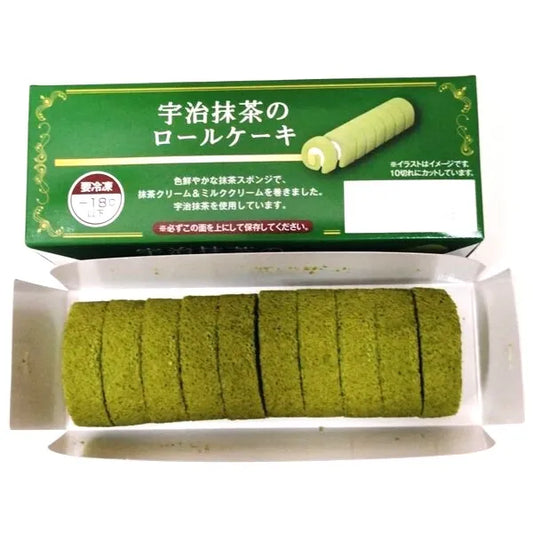 日東ベスト JG 宇治抹茶のロールケーキ（10カット）105g 冷凍
