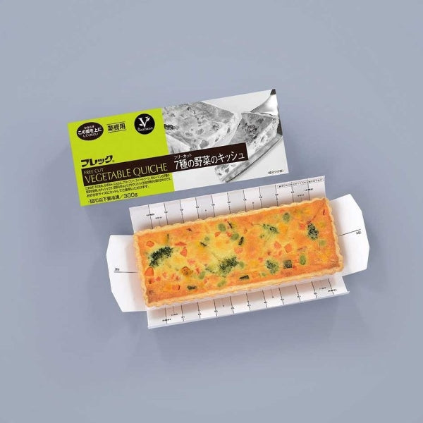 フレック GFA091 フリーカット 7種の野菜のキッシュ 冷凍 300g